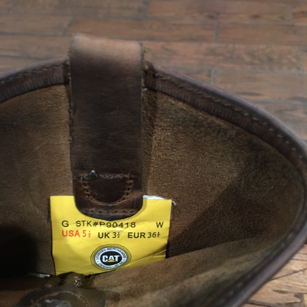 Catapillars boots size5.5  is as in picture